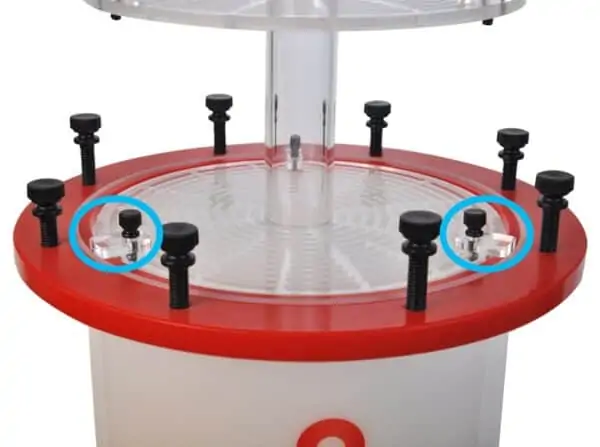 octo light reactor Strainer Flip Stand