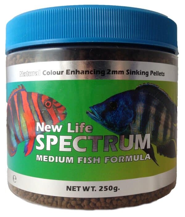 New Life Spectrum Medium Fish 2mm Sinking Salt/Fresh - 250g