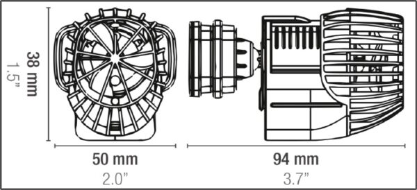 sicce XStream dimensions