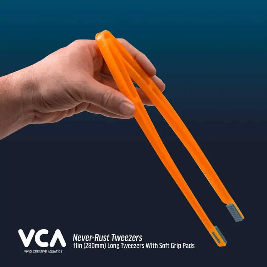 VCA Never Rust Tweezers - Sunset Orange - 28 Cm