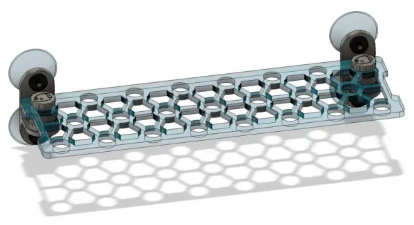 HBC Glass Frag Rack Pro - 300 Mm + 30° Holders