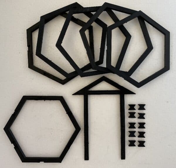 Seaflower Plant Support Basis Set Zwart parts