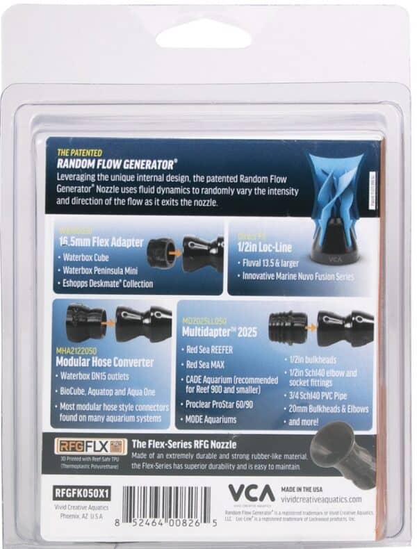 VCA 1/2in Random Flow Generator Flex Flow Kit back