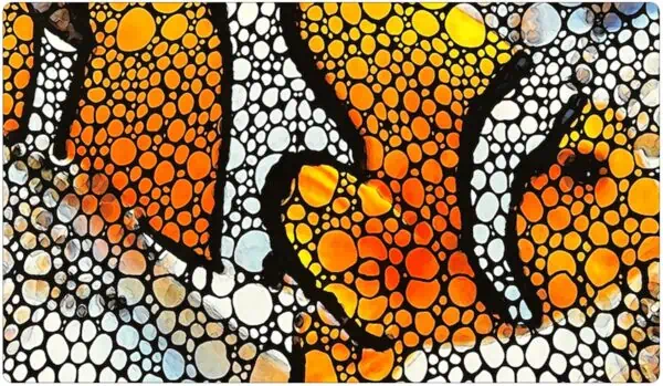 Flipper Aquarium Mat Clownfish Artwork