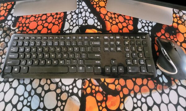 Flipper Aquarium Mat - Clownfish Artwork desktop