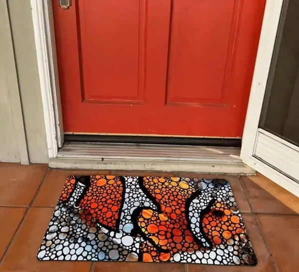 Flipper Aquarium Mat Clownfish Artwork floor
