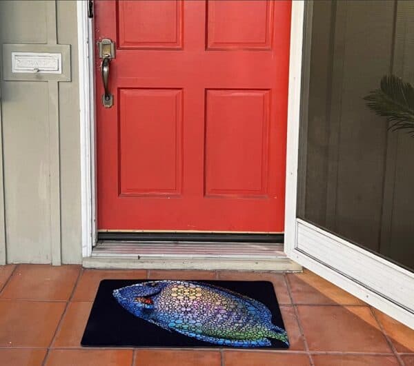 Flipper Aquarium Mat Tang Artwork door