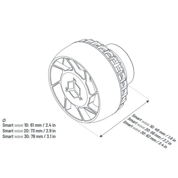 Reef Factory Smart wave dimensions