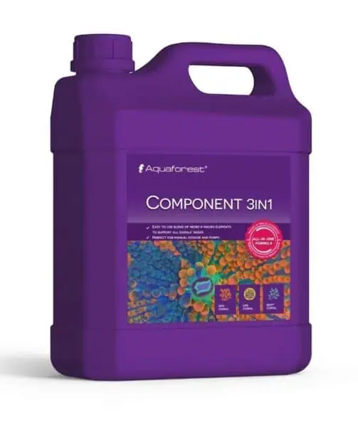 Aquaforest Component 1+, 2+, 3+, 3 x 5L Bottles | CoralVue