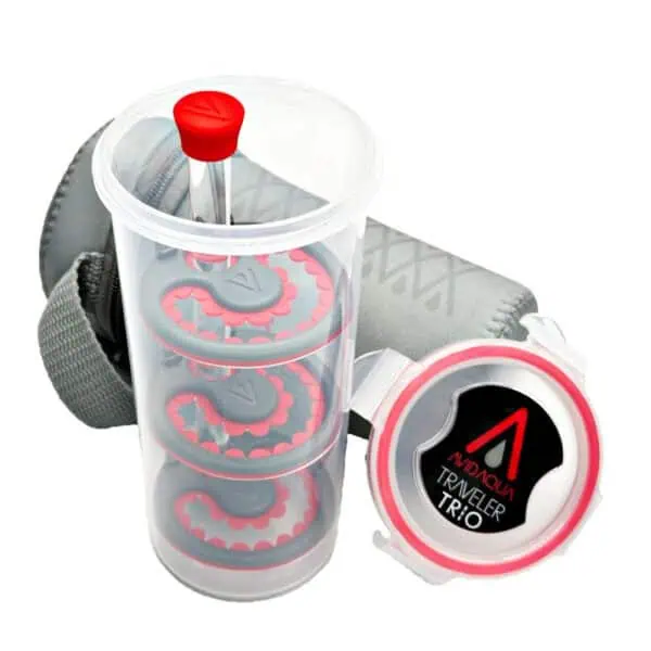 AvidAqua Traveler Trio Coral Transport Container for up to 12 frags