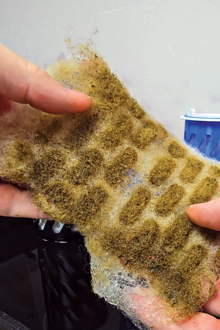vca-NOSOK-Results_dirty-filter 2.75in NOSOK™ – Filter Sock Replacement Kit is a Reusable filter sock replacement with easy-clean filtration dirty filter result