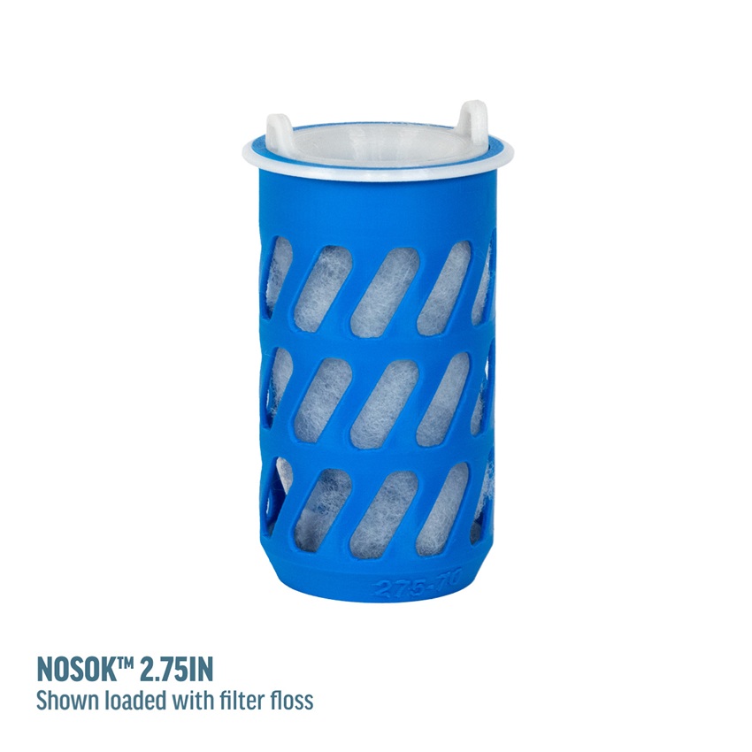 vca-NOSOK275-complete 2.75in NOSOK™ – Filter Sock Replacement Kit is a Reusable filter sock replacement with easy-clean filtration complete