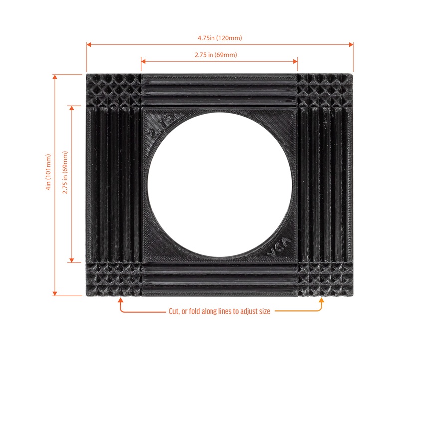 vca-NOSOK275-insert 2.75in NOSOK™ – Filter Sock Replacement Kit is a Reusable filter sock replacement with easy-clean filtration insert