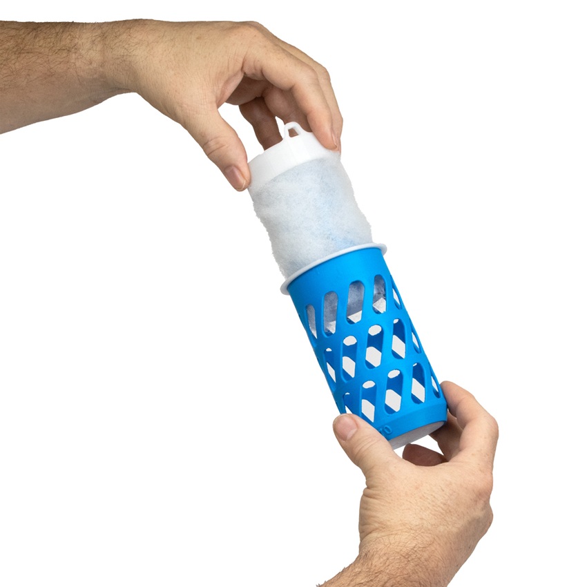 vca-NOSOK275-install 2.75in NOSOK™ – Filter Sock Replacement Kit is a Reusable filter sock replacement with easy-clean filtration installation