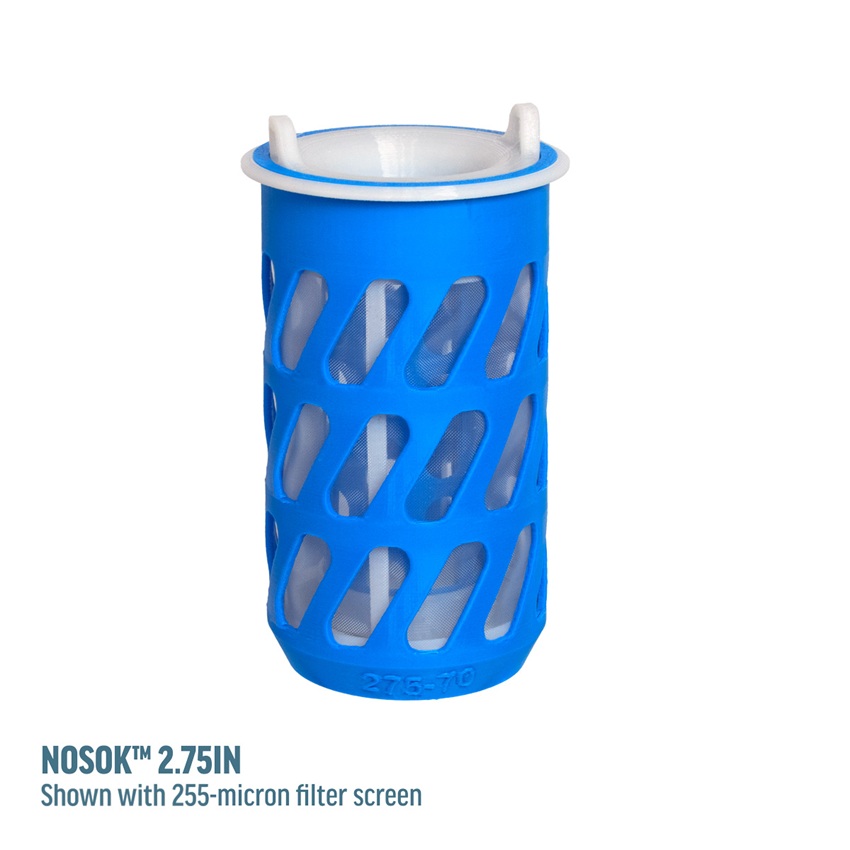 vca-NOSOK275-screen-only 2.75in NOSOK™ – Filter Sock Replacement Kit is a Reusable filter sock replacement with easy-clean filtration screen only