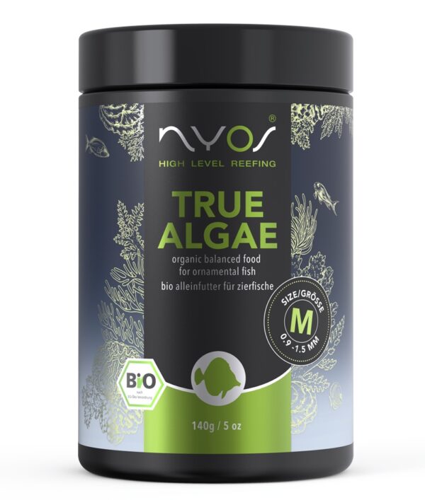 NYOS True Algae (BIO) soft organic fish food with seaweed