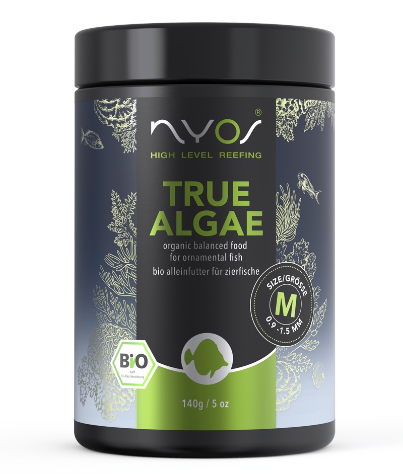 NYOS True Algae (BIO) soft organic fish food with seaweed